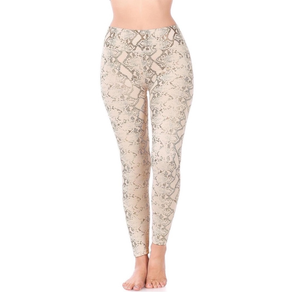 Show Your Skin Leggings Metal Mocha. NWOT